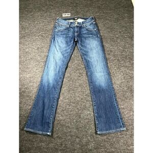 Hudson Beth Baby Boot Jeans Womens 27 Blue Denim Cotton Stretch Medium Wash
